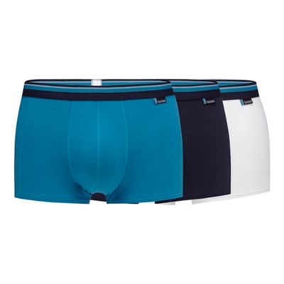 Sloggi Pack of three turquoise hipster trunks